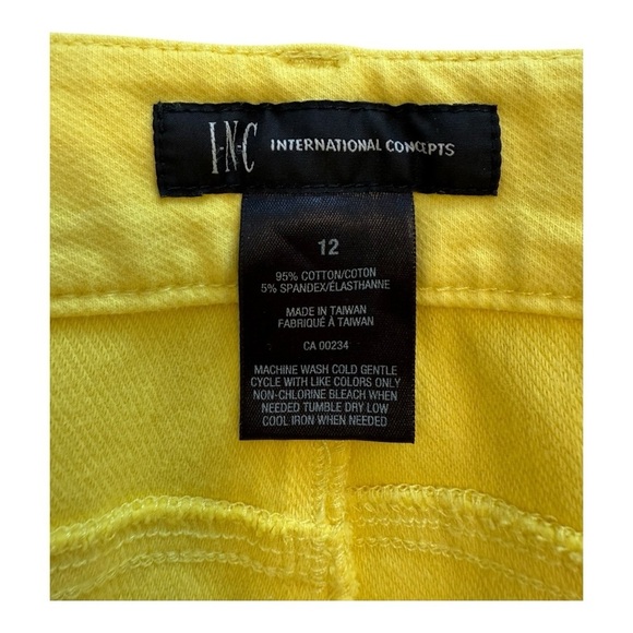 INC International Concepts | Women’s Yellow Pants - Size 12 - Picture 5 of 11